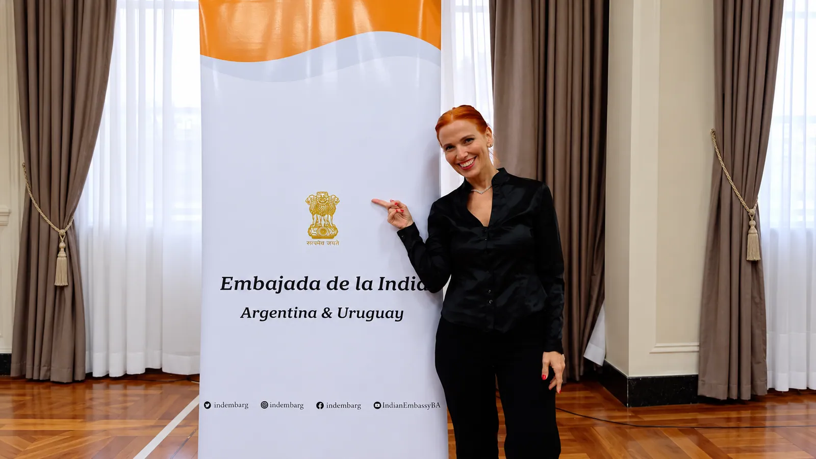 En la Embajada de la India
