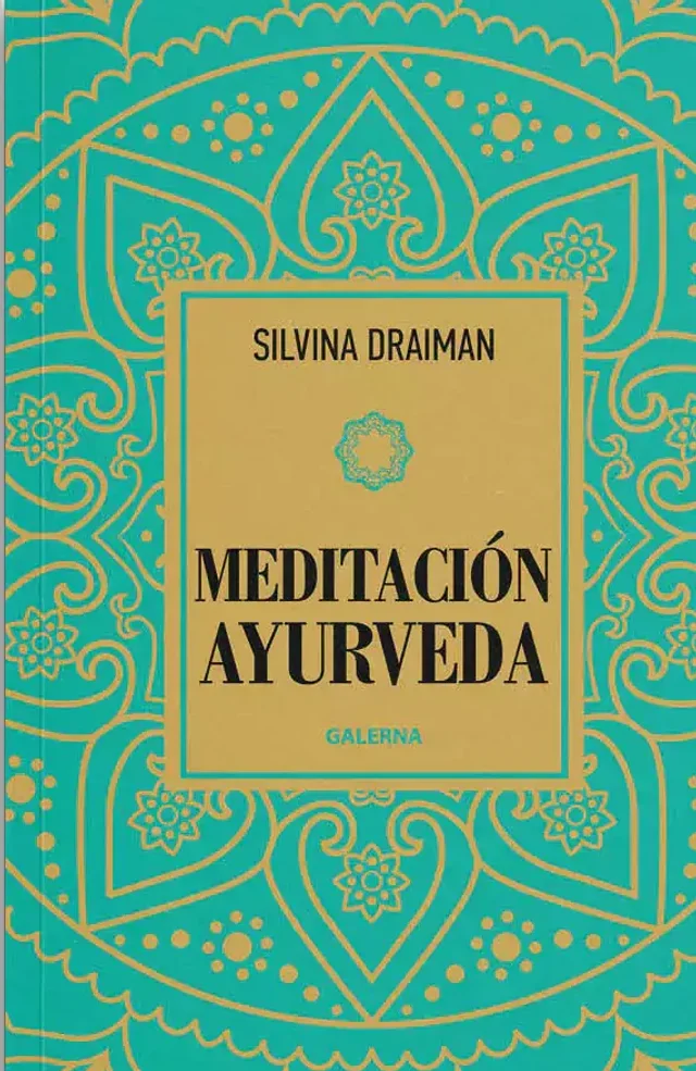 Tapa del libro Meditación Ayurveda, de Silvina Draiman